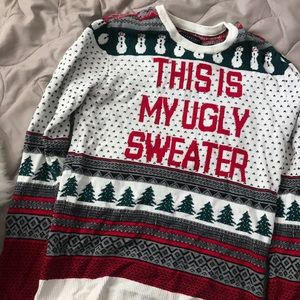 AEROPOSTALE UGLY CHRISTMAS SWEATER SIZE SMALL
